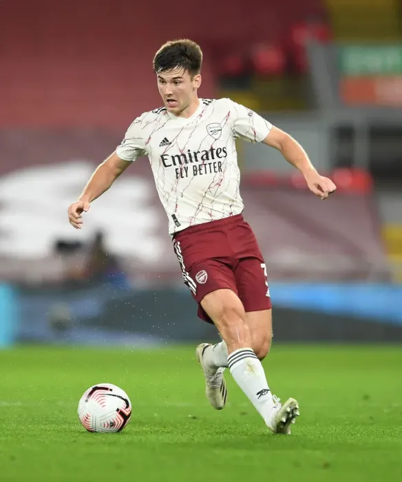 Framed Print : Arsenal's Kieran Tierney at Anfield: Liverpool vs Arsenal, 2020-21 Premier League Framed Print : Arsenal's Kieran Tierney at Anfield: Liverpool vs Arsenal, 2020-21 Premier League