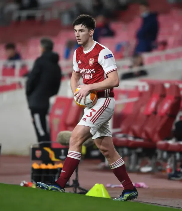 Framed Print : Arsenal's Kieran Tierney in Europa League Action: Arsenal vs Olympiacos (Behind Closed Doors) Framed Print : Arsenal's Kieran Tierney in Europa League Action: Arsenal vs Olympiacos (Behind Closed Doors)