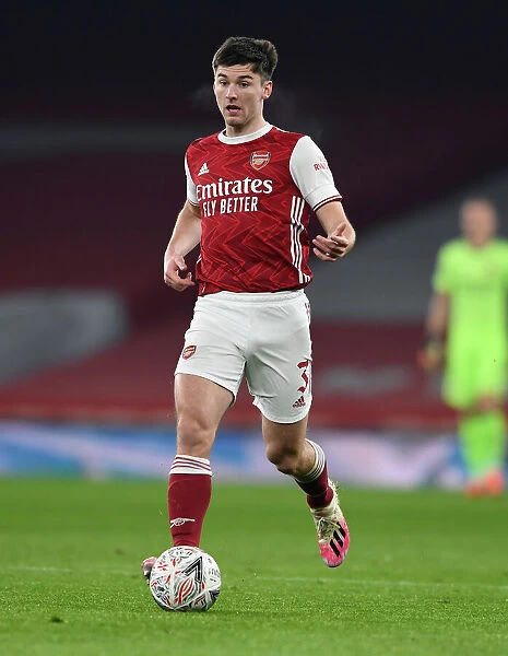 Arsenal's Kieran Tierney in FA Cup Action Against Newcastle United