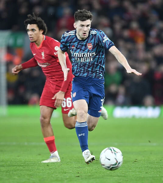 Arsenal's Kieran Tierney Faces Off Against Liverpool in Carabao Cup Semi-Final Battle