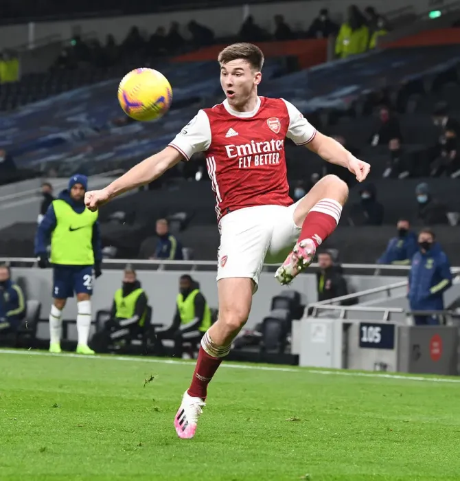 Framed Print : Arsenal's Kieran Tierney Faces Off Against Tottenham Hotspur in Premier League Showdown (December 2020) Framed Print : Arsenal's Kieran Tierney Faces Off Against Tottenham Hotspur in Premier League Showdown (December 2020)
