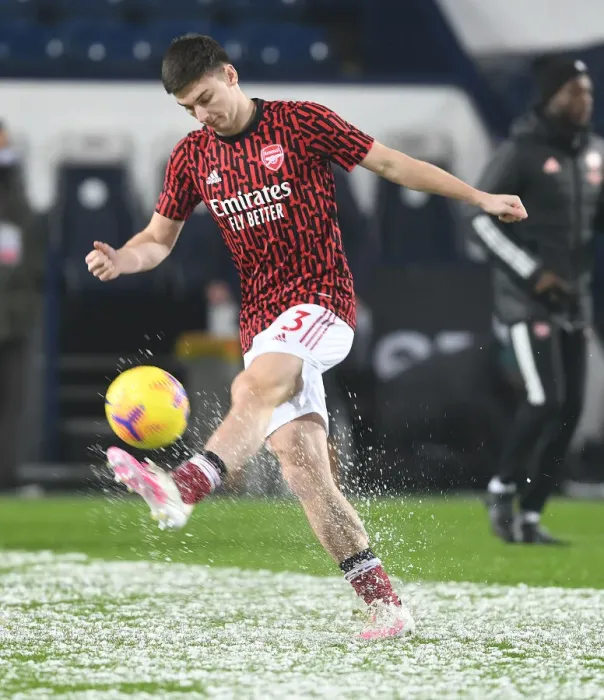 Framed Print : Arsenal's Kieran Tierney Gears Up for West Bromwich Albion Clash in Premier League (January 2021) Framed Print : Arsenal's Kieran Tierney Gears Up for West Bromwich Albion Clash in Premier League (January 2021)