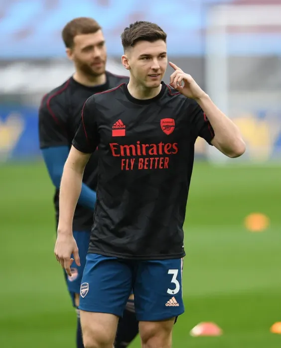 Framed Print : Arsenal's Kieran Tierney Gears Up for West Ham Clash in Premier League Framed Print : Arsenal's Kieran Tierney Gears Up for West Ham Clash in Premier League
