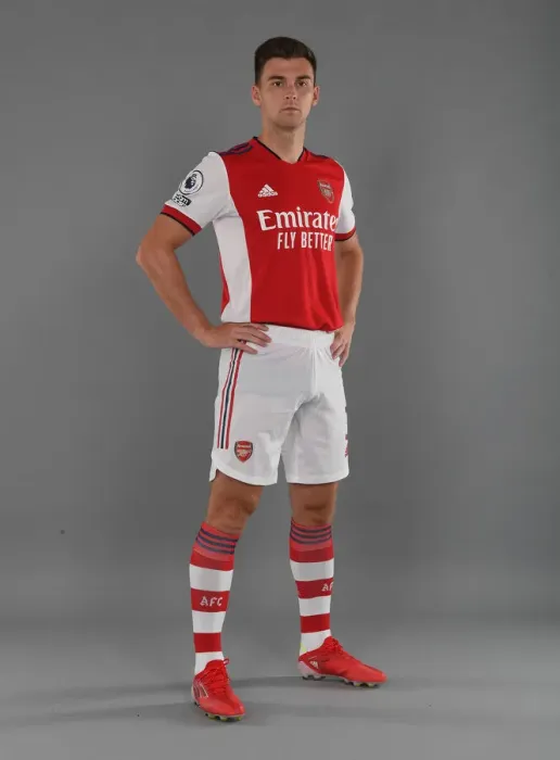 Framed Print : Arsenal's Kieran Tierney Kicks Off New Season at London Colney Training Ground