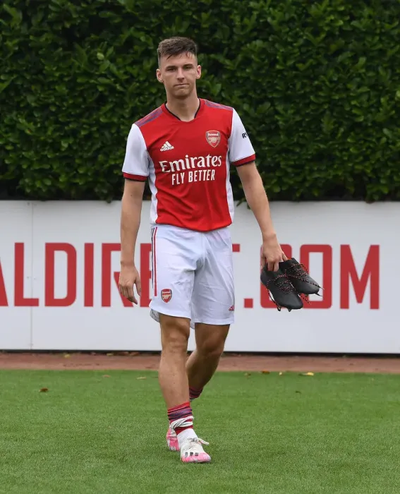 Framed Print : Arsenal's Kieran Tierney Post-Match: Arsenal v Millwall (2021-22) Framed Print : Arsenal's Kieran Tierney Post-Match: Arsenal v Millwall (2021-22)
