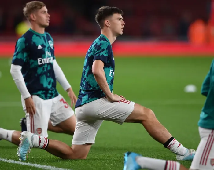 Framed Print : Arsenal's Kieran Tierney Prepares for Carabao Cup Clash Against Nottingham Forest Framed Print : Arsenal's Kieran Tierney Prepares for Carabao Cup Clash Against Nottingham Forest