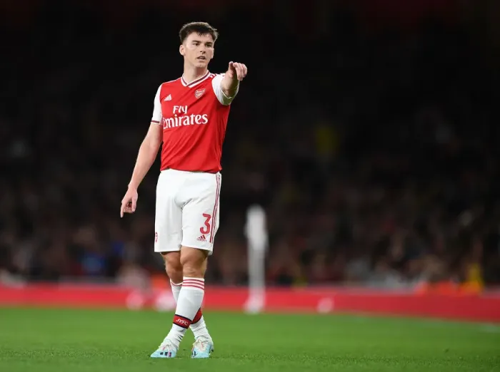 Framed Print : Arsenal's Kieran Tierney Shines in Carabao Cup Triumph over Nottingham Forest Framed Print : Arsenal's Kieran Tierney Shines in Carabao Cup Triumph over Nottingham Forest