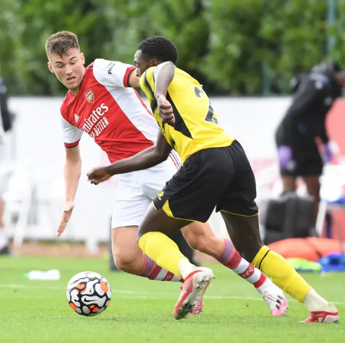 Framed Print : Arsenal's Kieran Tierney Shines in Pre-Season: Arsenal vs. Watford, July 2021 Framed Print : Arsenal's Kieran Tierney Shines in Pre-Season: Arsenal vs. Watford, July 2021