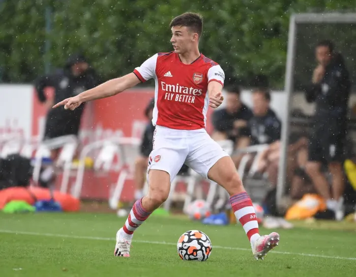 Framed Print : Arsenal's Kieran Tierney Stars in Arsenal's Pre-Season Victory over Watford (2021-22) Framed Print : Arsenal's Kieran Tierney Stars in Arsenal's Pre-Season Victory over Watford (2021-22)