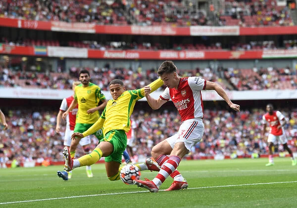 Arsenal's Kieran Tierney vs. Norwich's Max Aarons: A Premier League Battle at Emirates Stadium