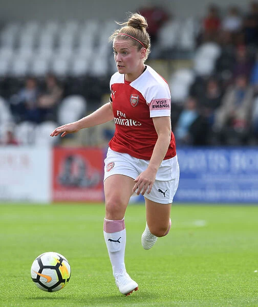 Arsenal's Kim Little in Action: Arsenal Women vs West Ham United - Continental Cup