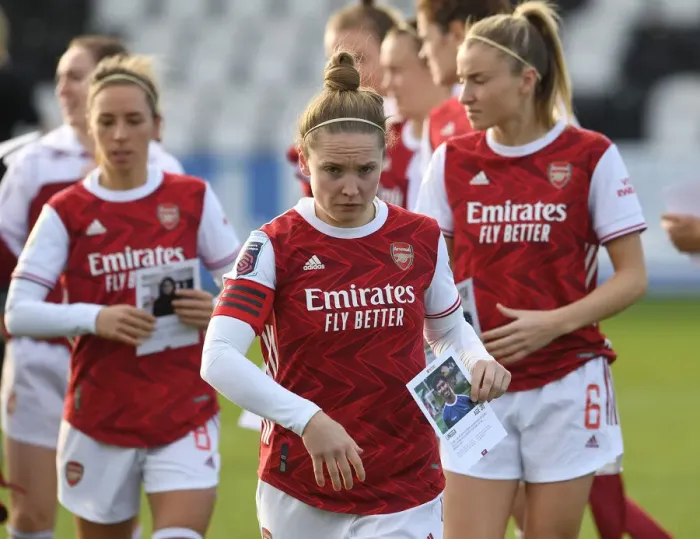 Framed Print : Arsenal's Kim Little Cheers for Community Program Participant at Arsenal Women's Match Against Everton Framed Print : Arsenal's Kim Little Cheers for Community Program Participant at Arsenal Women's Match Against Everton