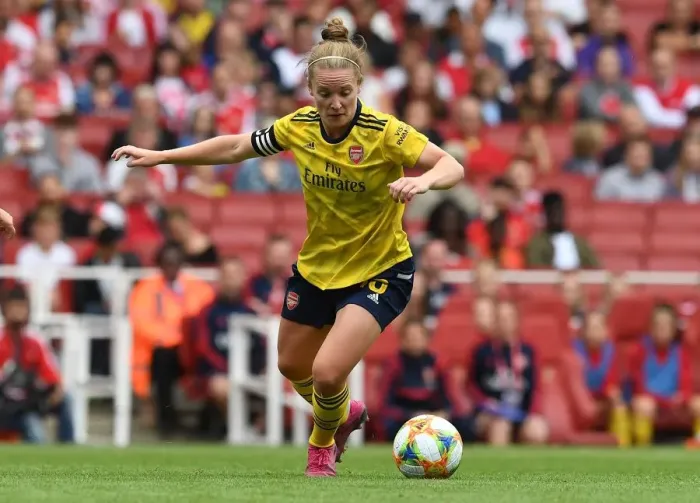 Framed Print : Arsenal's Kim Little Dazzles in Emirates Cup Showdown Against FC Bayern Munich Framed Print : Arsenal's Kim Little Dazzles in Emirates Cup Showdown Against FC Bayern Munich