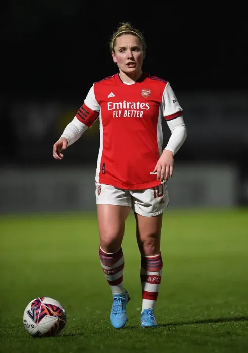 Framed Print : Arsenal's Kim Little Dazzles: A Standout Performance in FA WSL Match Against Brighton Hove Albion