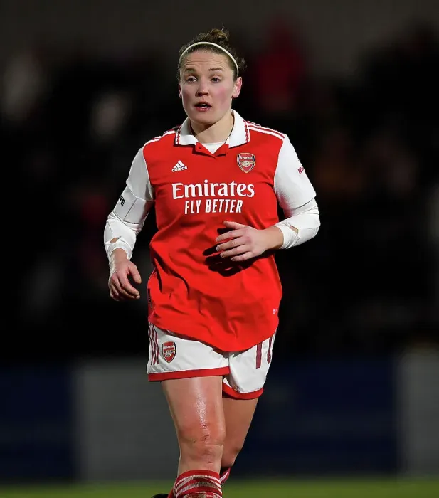 Framed Print : Arsenal's Kim Little Goes Head-to-Head with Manchester City in FA WSL Cup Semi-Final Clash Framed Print : Arsenal's Kim Little Goes Head-to-Head with Manchester City in FA WSL Cup Semi-Final Clash