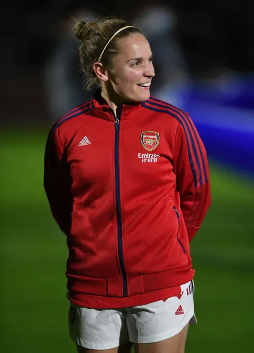 Framed Print : Arsenal's Kim Little: Pre-Match Focus before Arsenal WFC vs. 1899 Hoffenheim in UEFA Women's Champions League