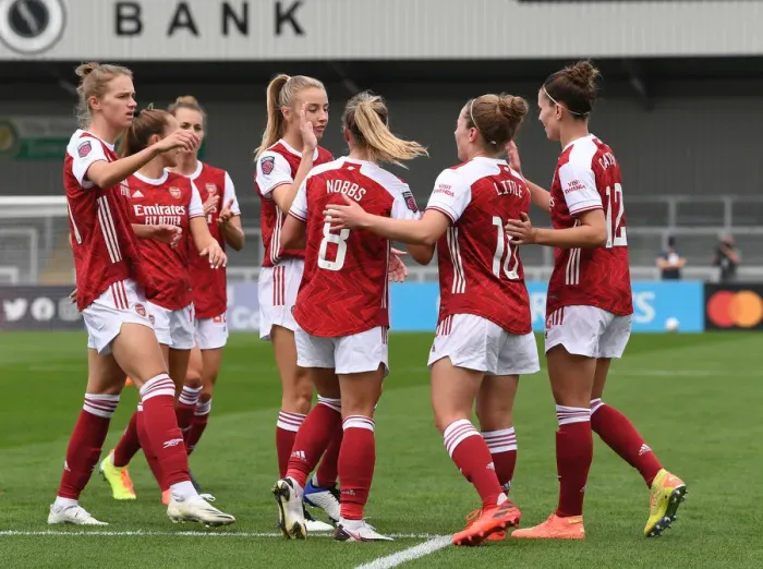 Framed Print : Arsenal's Kim Little Scores Dramatic Goal Against Reading in FA WSL Action Framed Print : Arsenal's Kim Little Scores Dramatic Goal Against Reading in FA WSL Action
