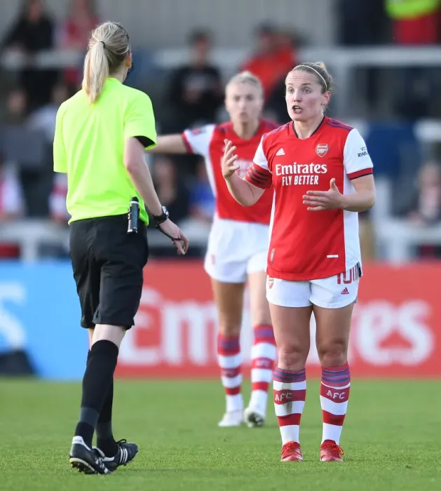 Framed Print : Arsenal's Kim Little Shines in Arsenal Women's FA WSL Match Against Everton Women