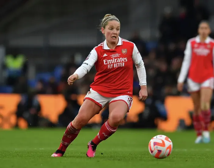 Framed Print : Arsenal's Kim Little Stars in FA Women's League Cup Final Clash Against Chelsea