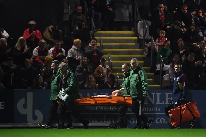 Framed Print : Arsenal's Kim Little Suffers Injury in Barclays WSL Match Against West Ham United Framed Print : Arsenal's Kim Little Suffers Injury in Barclays WSL Match Against West Ham United