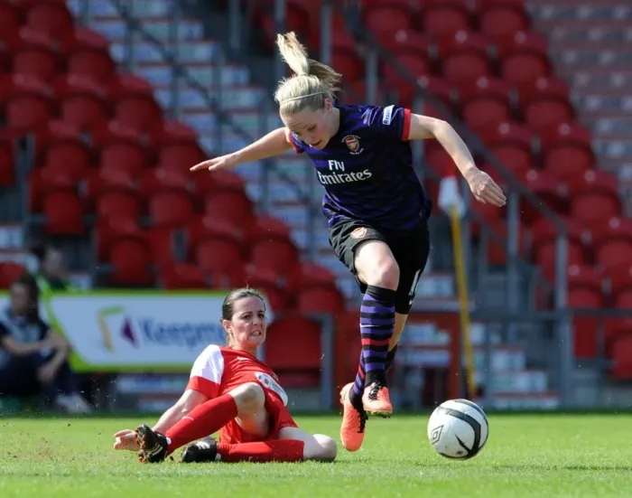 Framed Print : Arsenal's Kim Little vs. Natalia Pablos Sanchon: A Showdown in the FA Women's Cup Final Framed Print : Arsenal's Kim Little vs. Natalia Pablos Sanchon: A Showdown in the FA Women's Cup Final