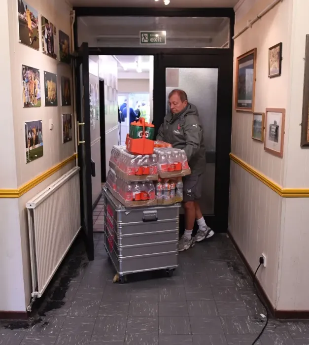 Framed Print : Arsenal's Kitman Vic Akers Prepares for Sutton United FA Cup Showdown Framed Print : Arsenal's Kitman Vic Akers Prepares for Sutton United FA Cup Showdown