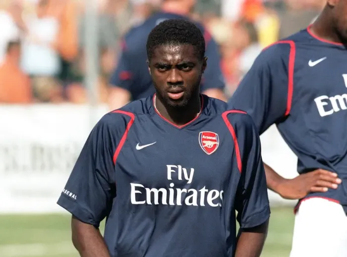Framed Print : Arsenal's Kolo Toure Dominates in Pre-Season Victory: Arsenal 8-1 Schwadorf, Austria 2006 Framed Print : Arsenal's Kolo Toure Dominates in Pre-Season Victory: Arsenal 8-1 Schwadorf, Austria 2006