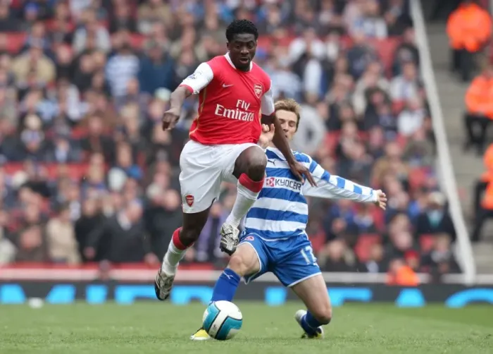 Framed Print : Arsenal's Kolo Toure Scores Twice as Gunners Defeat Reading 2-0 in Barclays Premier League Framed Print : Arsenal's Kolo Toure Scores Twice as Gunners Defeat Reading 2-0 in Barclays Premier League