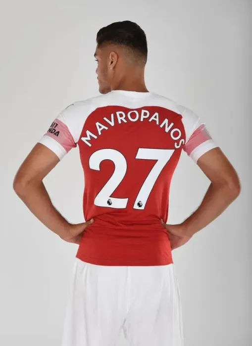 Framed Print : Arsenal's Konstantinos Mavropanos at 2018 / 19 First Team Photo Call Framed Print : Arsenal's Konstantinos Mavropanos at 2018 / 19 First Team Photo Call