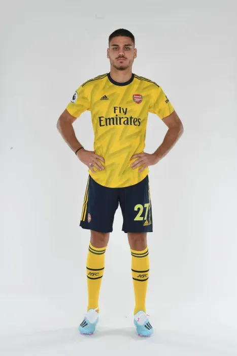 Framed Print : Arsenal's Konstantinos Mavropanos at 2019-2020 Pre-Season Training