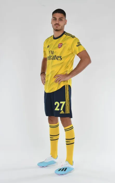 Framed Print : Arsenal's Konstantinos Mavropanos at 2019-2020 Pre-Season Training