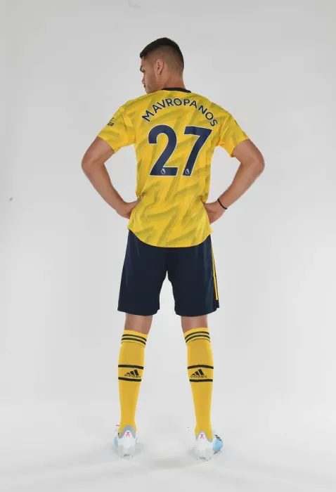 Framed Print : Arsenal's Konstantinos Mavropanos Gears Up for 2019-20 Season at Training