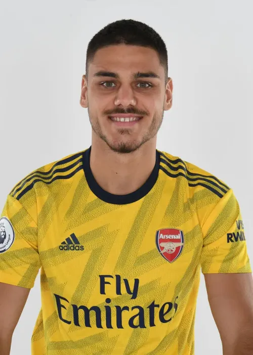 Framed Print : Arsenal's Konstantinos Mavropanos Prepares for 2019-20 Season at Training