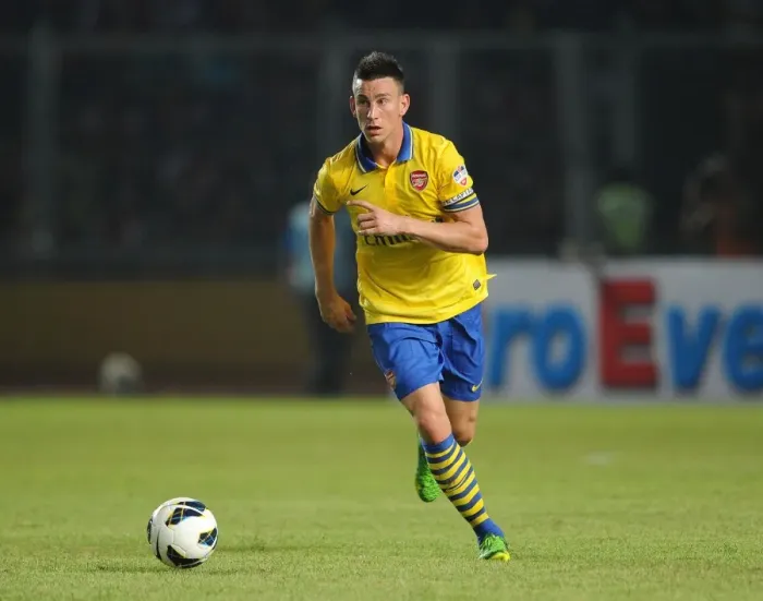 Framed Print : Arsenal's Koscielny Faces Off Against Indonesia All-Stars in 2013 Framed Print : Arsenal's Koscielny Faces Off Against Indonesia All-Stars in 2013
