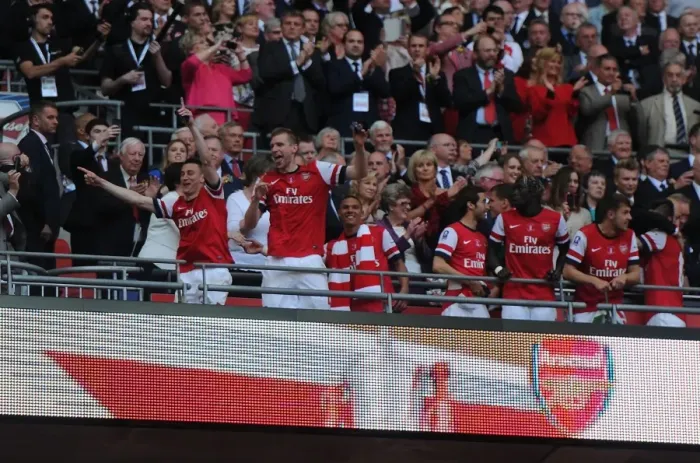 Framed Print : Arsenal's Koscielny and Mertesacker Celebrate FA Cup Victory Framed Print : Arsenal's Koscielny and Mertesacker Celebrate FA Cup Victory