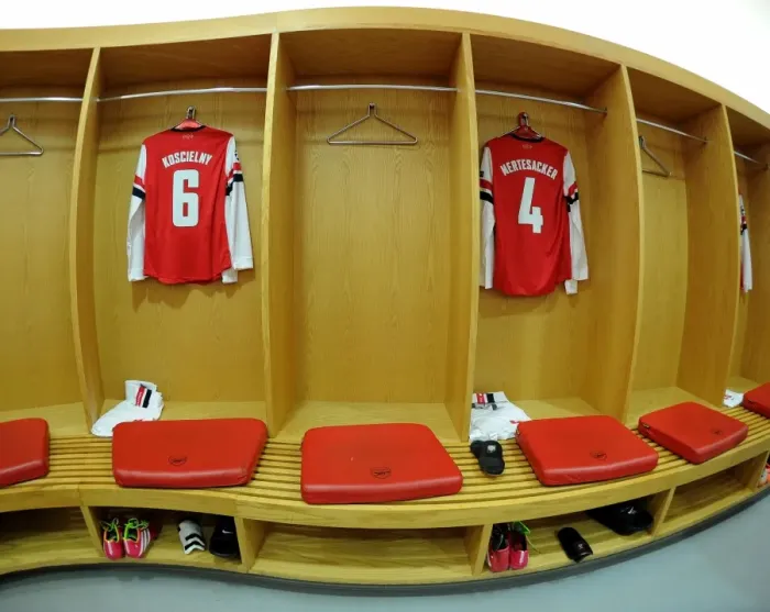 Framed Print : Arsenal's Koscielny and Mertesacker: Preparing for Battle against Bayern Munich in the Champions League