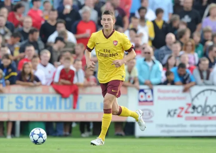 Framed Print : Arsenal's Koscielny Shines in 4-0 Victory over SC Neusiedl