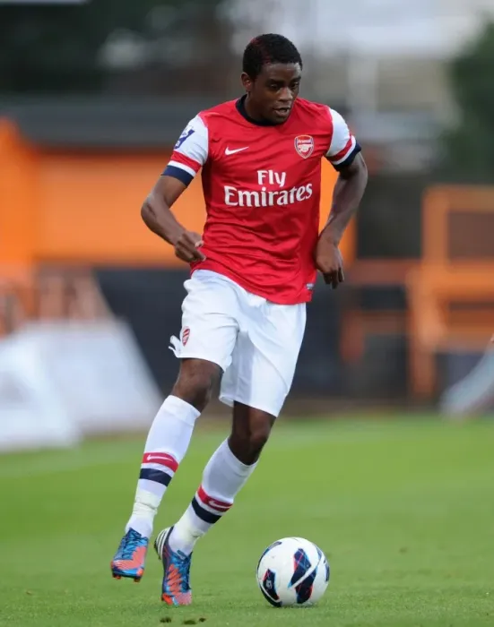 Framed Print : Arsenal's Kyle Ebecilio Faces Off Against Marseille in NextGen Series Clash Framed Print : Arsenal's Kyle Ebecilio Faces Off Against Marseille in NextGen Series Clash