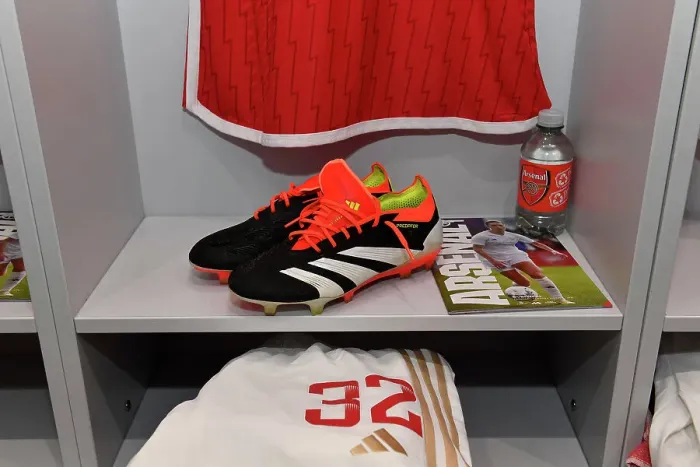 Framed Print : Arsenal's Kyra Cooney-Cross Gears Up for Barclays Super League Showdown in New Adidas Boots