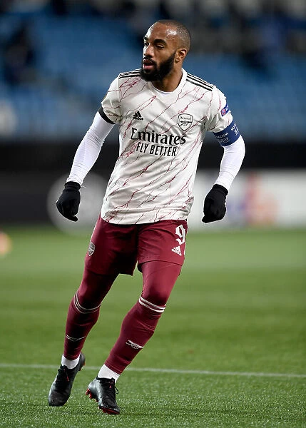 Arsenal's Lacazette in Action against Molde FK in Europa League Group Stage