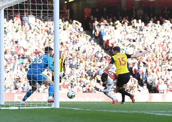 Arsenal's Lacazette Capitalizes on Cathcart Own Goal vs. Watford (2018-19)