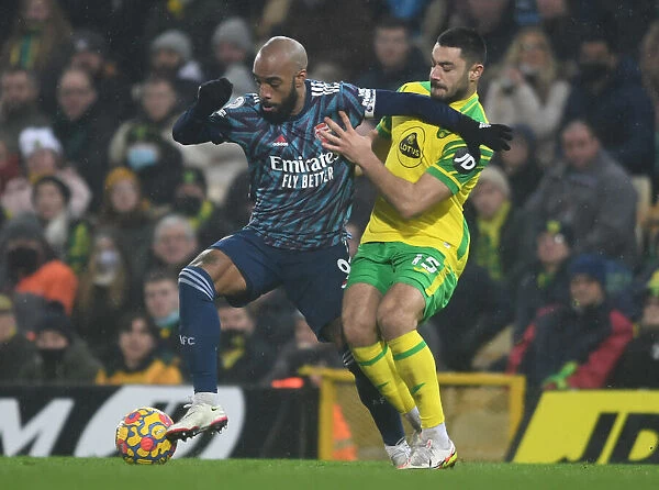 Arsenal's Lacazette Clashes with Norwich's Kabak in Premier League Showdown