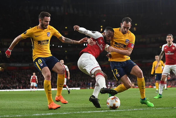 Arsenal's Lacazette Faces Off Against Saul and Godin in Europa League Semi-Final Showdown