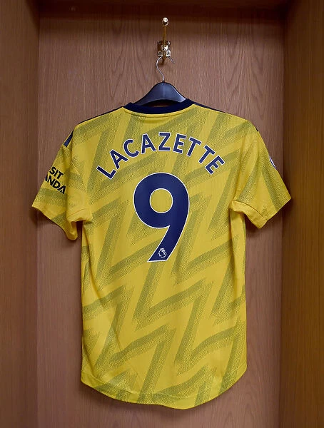 Arsenal's Lacazette Jersey in Sheffield United's Changing Room (2019-20)