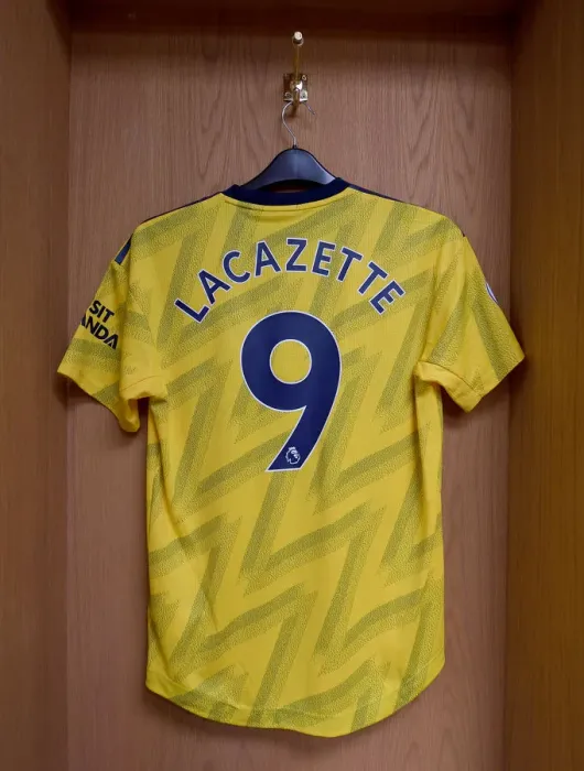 Framed Print : Arsenal's Lacazette Jersey in Sheffield United's Changing Room (2019-20)