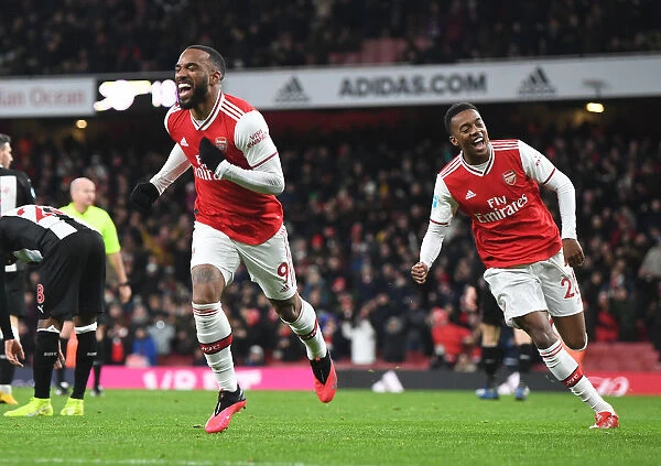 Arsenal's Lacazette Scores Four Goals: Thrilling Victory over Newcastle United (2019-20)