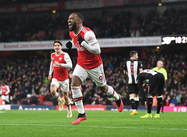 Arsenal's Lacazette Scores Stunner: Arsenal's 4-Goal Thriller Against Newcastle United (2019-20)