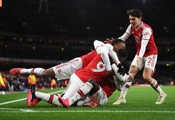 Arsenal's Lacazette Scores a Stunning Hat-trick plus an Extra Goal: Thrilling 5-1 Victory over Newcastle United (2019-20)