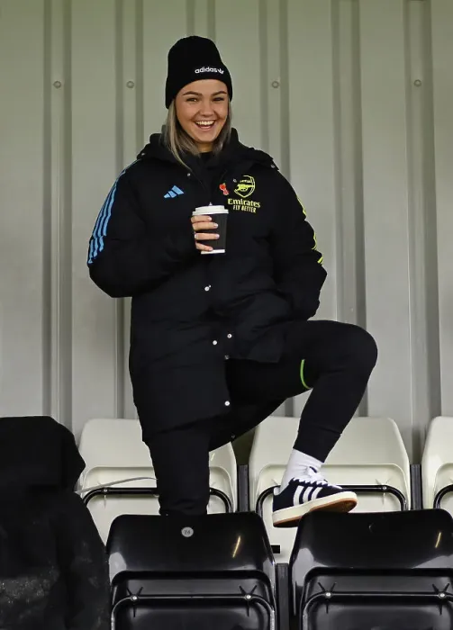 Framed Print : Arsenal's Laura Wienroith Eagerly Awaits Barclays WSL Showdown Against West Ham United Framed Print : Arsenal's Laura Wienroith Eagerly Awaits Barclays WSL Showdown Against West Ham United