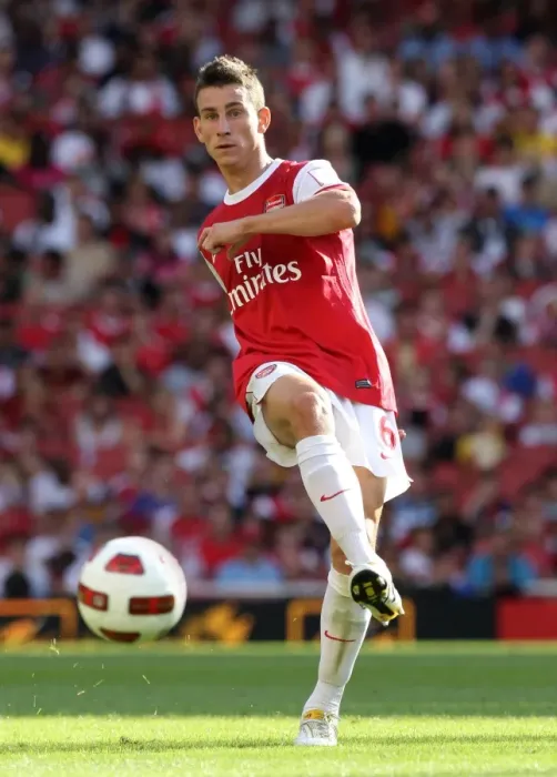 Framed Print : Arsenal's Laurent Koscielny in Action Against AC Milan at the Emirates Cup, 2010 Framed Print : Arsenal's Laurent Koscielny in Action Against AC Milan at the Emirates Cup, 2010